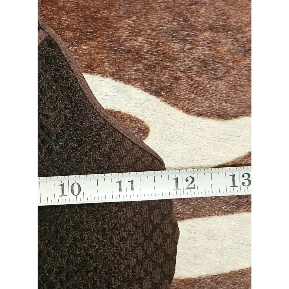 Vintage NikiBiki Y2K Long Tank Top Brown Animal Print Grunge Whimsigoth OS - Picture 7 of 8